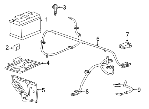 2018 Chevy Silverado 3500 HD Battery Diagram 4 - Thumbnail