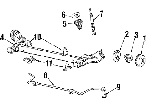 1985 Buick Skyhawk Rear Brakes Diagram