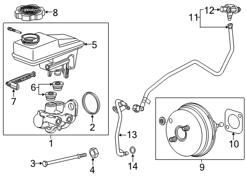 2019 GMC Acadia Hydraulic System Diagram