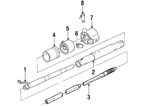 1986 GMC Caballero Ignition Lock, Electrical Diagram 1 - Thumbnail