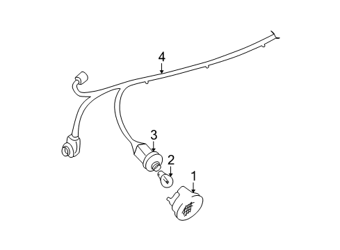 2000 Pontiac Sunfire Backup Lamps Diagram 1 - Thumbnail