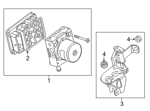 2014 Buick LaCrosse ABS Components, Electrical Diagram