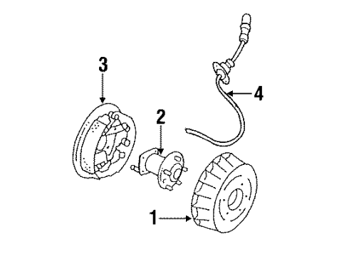 1985 Cadillac DeVille Rear Brakes Diagram