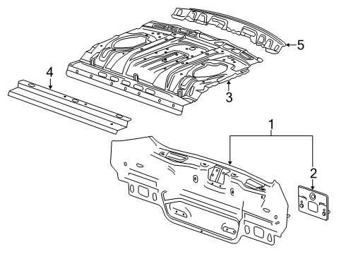 2014 Chevy Impala Rear Body Diagram