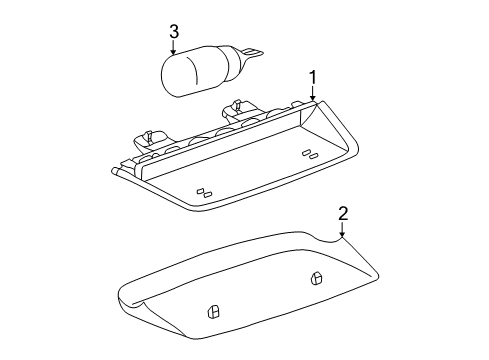 2004 Saturn L300 Bulbs Diagram 4 - Thumbnail