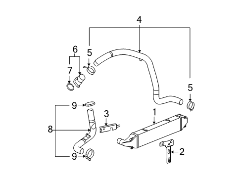 2008 Chevy HHR Intercooler Diagram