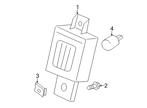 2020 Chevy Silverado 1500 License Lamps Diagram