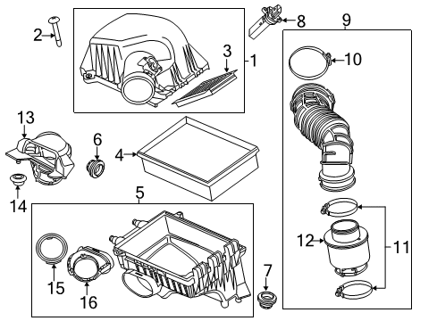 2018 Chevy Trax Air Intake Diagram