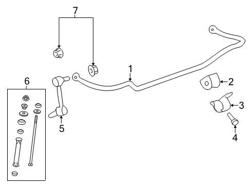 2014 Chevy SS Rear Suspension, Control Arm Diagram 3 - Thumbnail