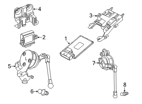 2015 Cadillac CTS Ride Control Diagram