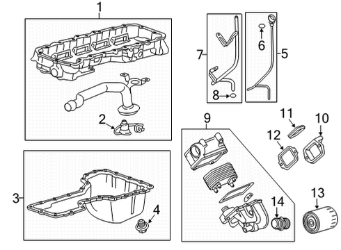 2021 GMC Sierra 3500 HD Filters Diagram 3 - Thumbnail