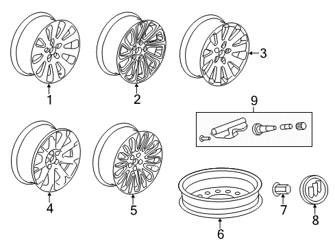 2015 Buick LaCrosse Wheels Diagram