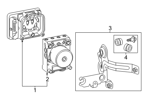 2018 Chevy Silverado 3500 HD Anti-Lock Brakes Diagram