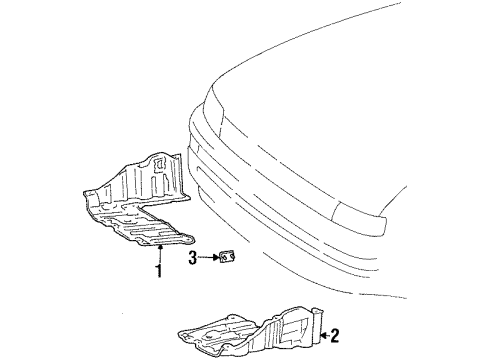 1999 Chevy Prizm Insulator,Rear Stabilizer Shaft Diagram for 94857945