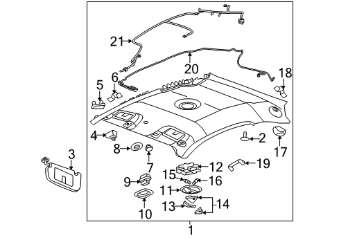 2006 Chevy Cobalt Sunroof Diagram 2 - Thumbnail