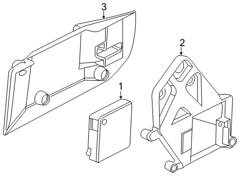 2012 GMC Yukon Parking Aid Diagram 3 - Thumbnail