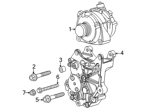 2024 GMC Sierra 2500 HD Alternator Diagram