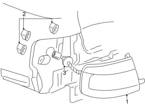 2002 Cadillac Seville Tail Lamps Diagram