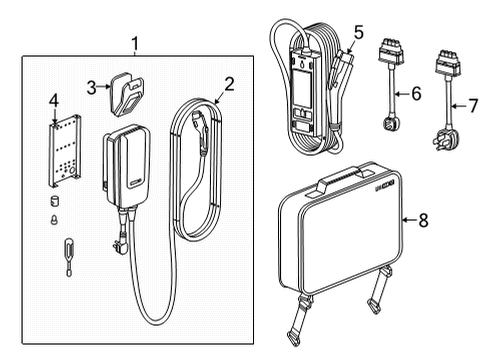 2022 GMC Hummer EV Pickup Electrical Components Diagram