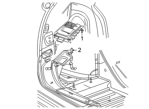 2020 Cadillac XT5 Electrical Components Diagram