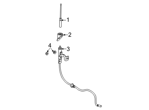 2002 Saturn Vue Antenna & Radio Diagram