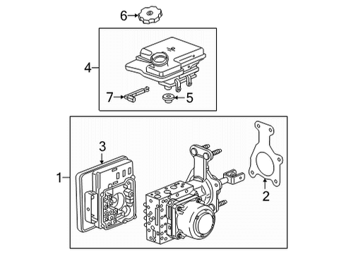 2023 Cadillac Escalade Dash Panel Components Diagram