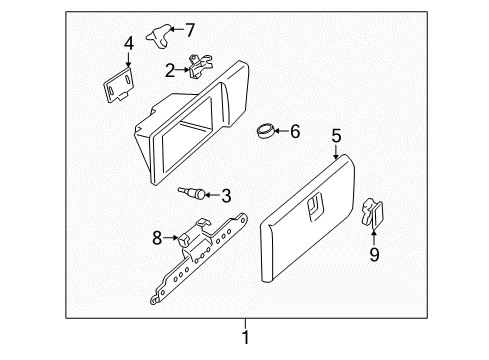 2006 Pontiac Montana Glove Box Diagram