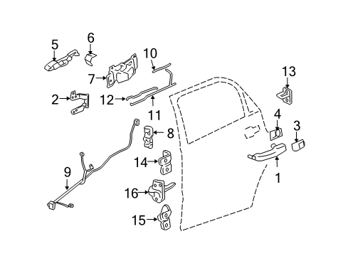 2006 Chevy Equinox Lift Gate Diagram