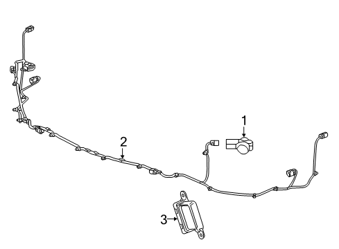 2021 Chevy Malibu Parking Aid Diagram 1 - Thumbnail