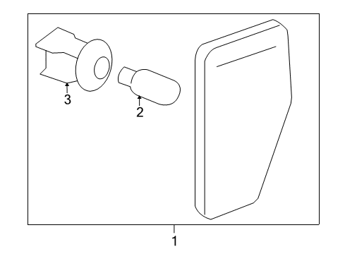 2009 Hummer H3T Side Marker Lamps Diagram