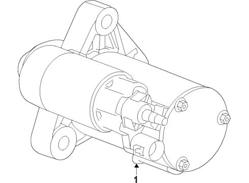 2015 Cadillac CTS Starter Diagram