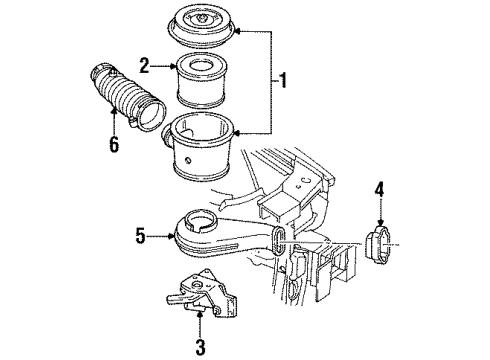 1993 Oldsmobile Cutlass Supreme Air Intake Diagram