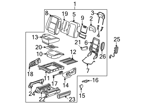 2005 Buick Terraza Power Seats Diagram 2 - Thumbnail