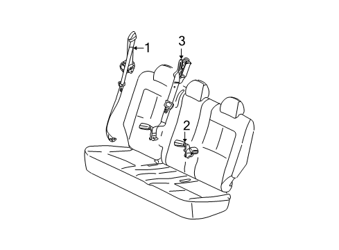 2006 Chevy Equinox Seat Belt Diagram 2 - Thumbnail