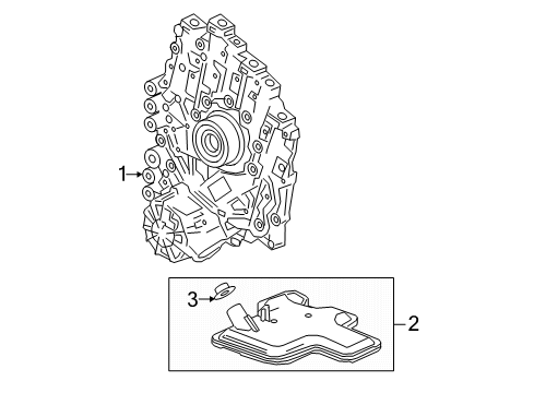 2021 Chevy Equinox Transaxle Parts Diagram