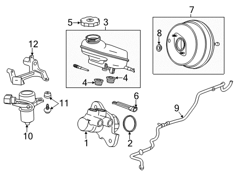 2019 Cadillac CTS Dash Panel Components Diagram 3 - Thumbnail