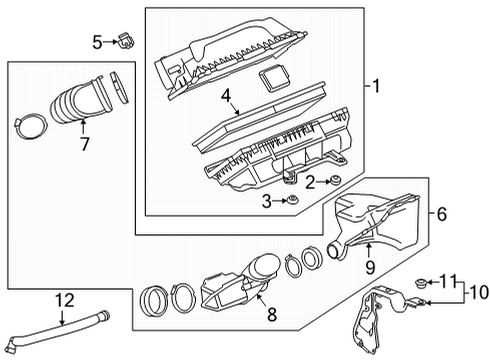 2023 GMC Savana 2500 Air Intake Diagram 2 - Thumbnail