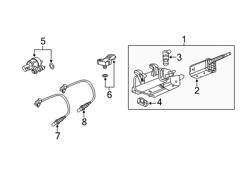 2012 GMC Terrain Emission Components Diagram