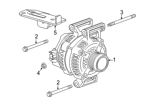 2016 Cadillac ATS Alternator Diagram 1 - Thumbnail