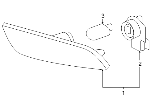 2008 Saturn Astra Bulbs Diagram 7 - Thumbnail