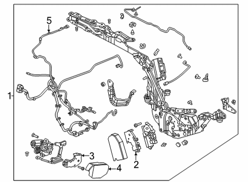 2023 Chevy Corvette Frame & Components  Diagram 1 - Thumbnail