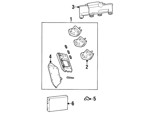 1998 Oldsmobile Achieva Wire,Spark Plug #2 Cyl Diagram for 12192066