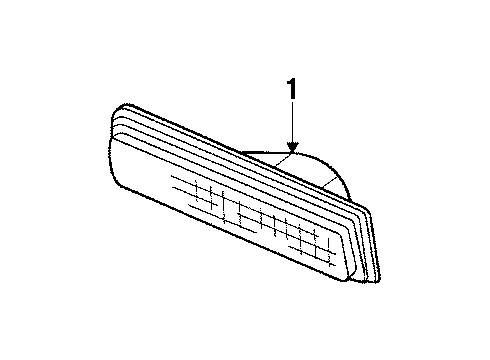 1985 Chevy Cavalier Park & Signal Lamps Diagram