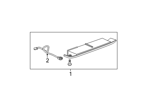 2015 Chevy Volt High Mount Lamps Diagram