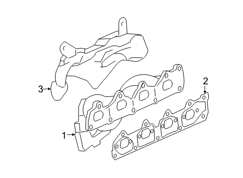 2011 Chevy HHR Exhaust Manifold Diagram