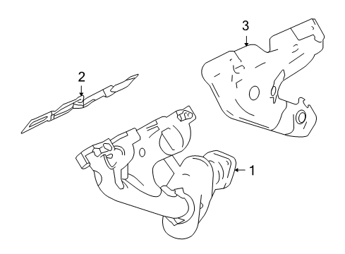 2007 Cadillac XLR Exhaust Manifold Diagram 2 - Thumbnail