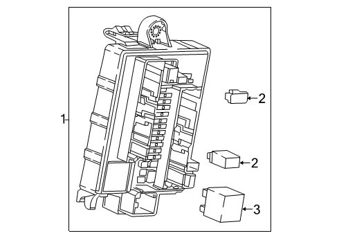 2023 Cadillac XT6 Fuse & Relay Diagram 1 - Thumbnail