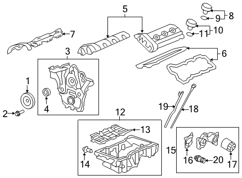 2013 Chevy Impala Senders Diagram 1 - Thumbnail