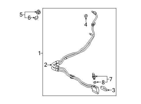 2021 GMC Sierra 1500 Oil Cooler, Cooling Diagram 4 - Thumbnail