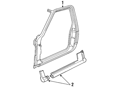 1991 Chevy S10 Uniside Diagram 2 - Thumbnail